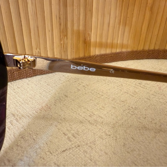 Bebe Women's Sunglasses in Black and Purple, NWOT - Picture 4 of 6